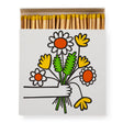 Archivist Lange Streichhölzer „Flowers by Jane Foster“ von Archivist | 100 Stück in Square Matchbox