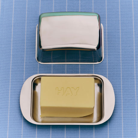 HAY Butterdose „Essential Steel“ | Zeitloses Design | HAY