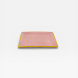 Table Machine Dessert-Teller-Set “Tile” 4 Stk. Pink & Yellow | 4er-Set | Table Machine