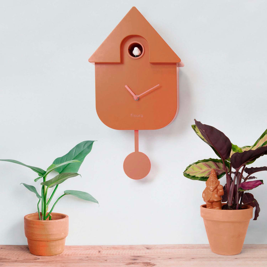 Fisura Uhr Fisura "Cuckoo Clock" | Terracotta | Retro & Modern