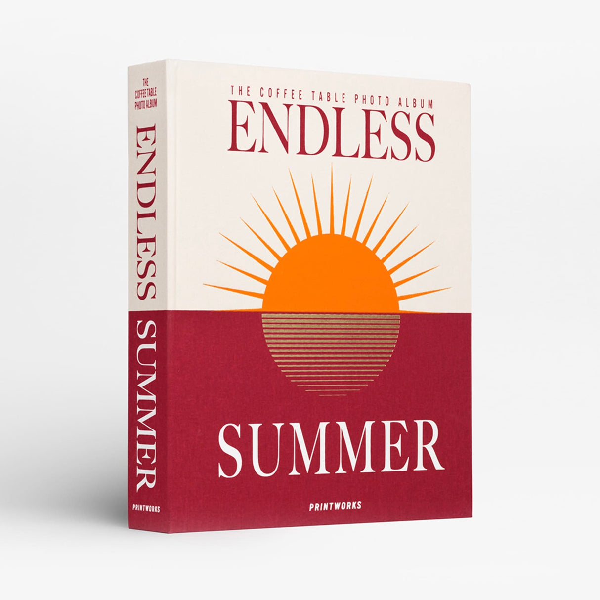 PRINTWORKS Fotoalbum “Endless Summer” Maroon | Sommerliche Erinnerungen | PRINTWORKS