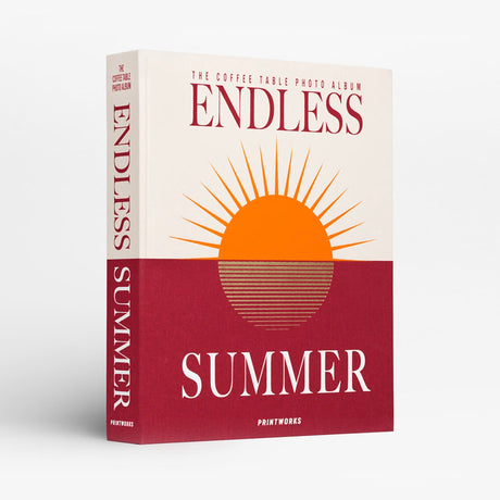 PRINTWORKS Fotoalbum “Endless Summer” Maroon | Sommerliche Erinnerungen | PRINTWORKS