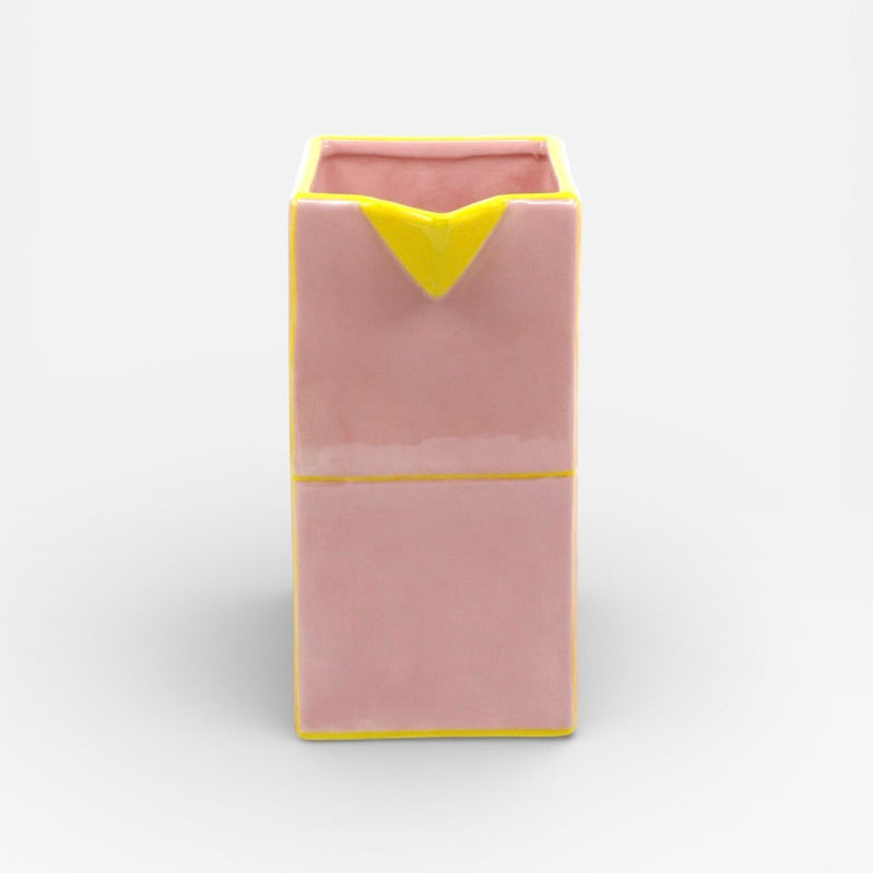Table Machine Kanne “Tile” Pink & Yellow | Grafisches Design | Table Machine