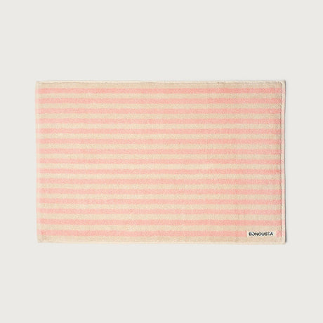 BONGUSTA Badematte BONGUSTA “Naram Tropical & Creme” | 50x80 cm | Weich & Kuschelig