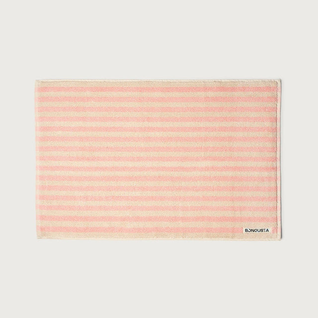 BONGUSTA Badematte BONGUSTA “Naram Tropical & Creme” | 50x80 cm | Weich & Kuschelig