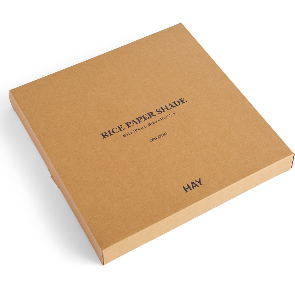 HAY Leuchtenschirm „Paper Shade Oblong“ | Organisch & modern | HAY