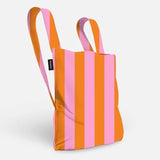 notabag Rucksack „Orange/Pink Stripes“ | Streifen mit Statement | Notabag