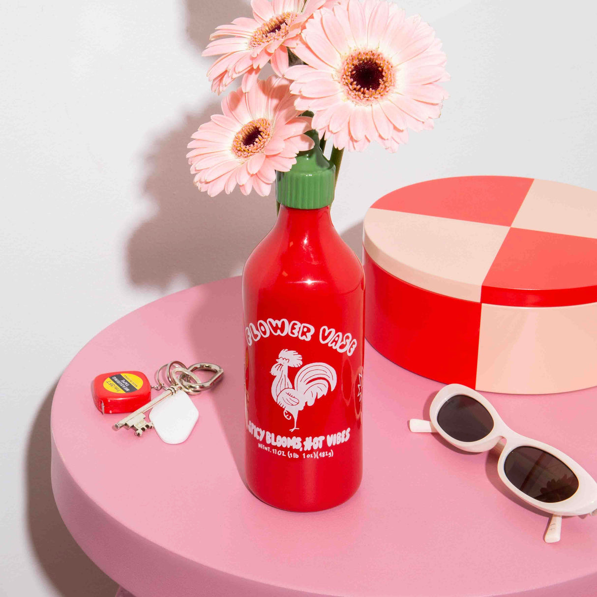 DOIY Vase „Sriracha M“ | Ikonische Flaschenform | DOIY