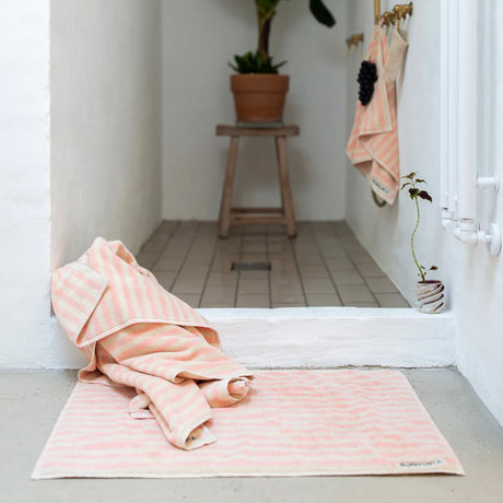 BONGUSTA Badematte BONGUSTA “Naram Tropical & Creme” | 50x80 cm | Weich & Kuschelig