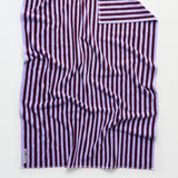 BONGUSTA Badelaken „Naram Wine & Lavender Blue“ | 100 × 150 cm | Bongusta