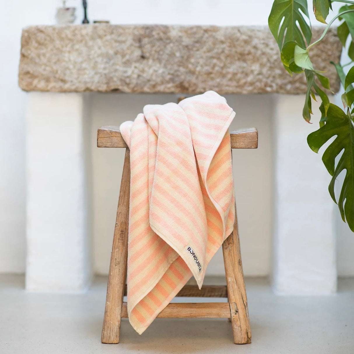 BONGUSTA Gästehandtuch Bongusta „Tropical & Creme“ | Luxuriös und weich