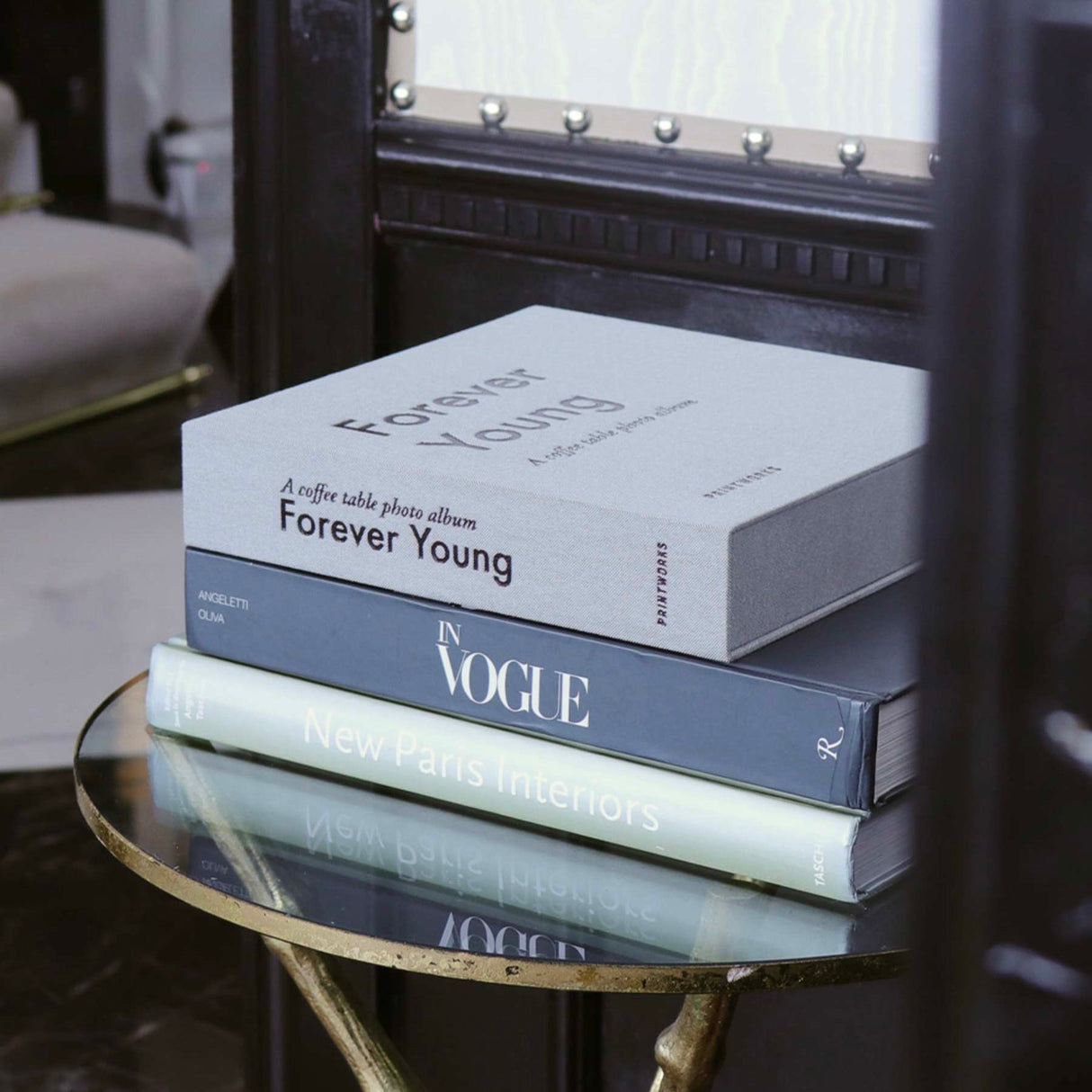 PRINTWORKS Fotoalbum “Forever Young” Small | Kompaktes Erinnerungsalbum | PRINTWORKS