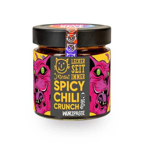 J. Kinski "Spicy Chili Crunch" | vegan | Knuspergenuss mit extra Schärfe