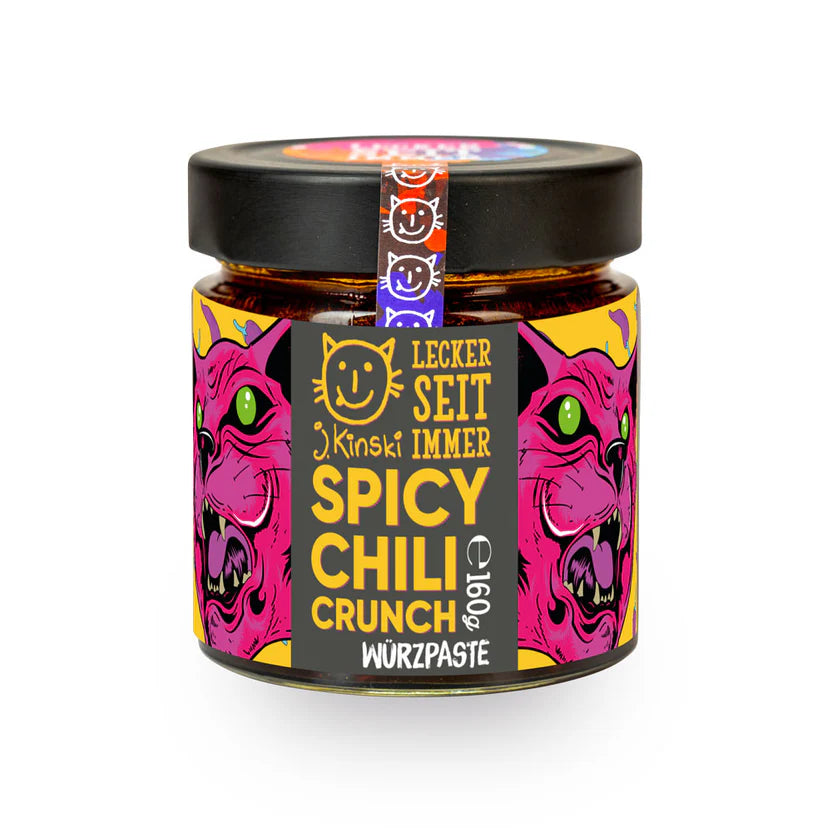 J. Kinski "Spicy Chilli Crunch" | vegan | Knuspergenuss mit extra Schärfe