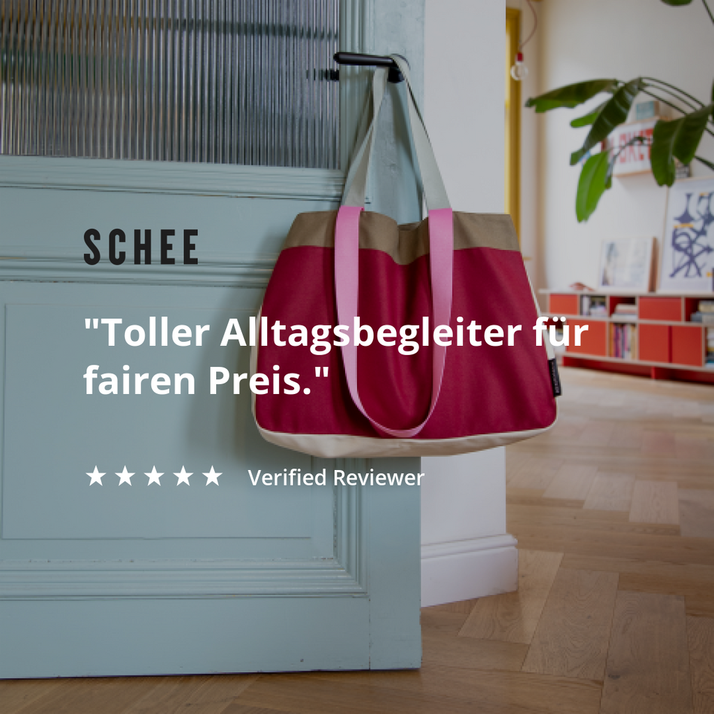 Remember Canvas Tasche "Emma" | Remember | Vielseitige Begleiterin für Shopping & Strand