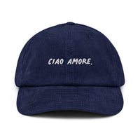 The Refined Spirit Cap The Refined Spirit "Ciao Amore" | Blau, Cord | Vintage & Stilvoll