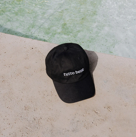 studio ciao Cap "Tutto bene" studio ciao | schwarz | 100% Baumwolle