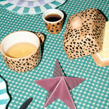 anna & nina Cappuccinotasse “Leopard” | Mittlere Größe mit Biss | anna & nina