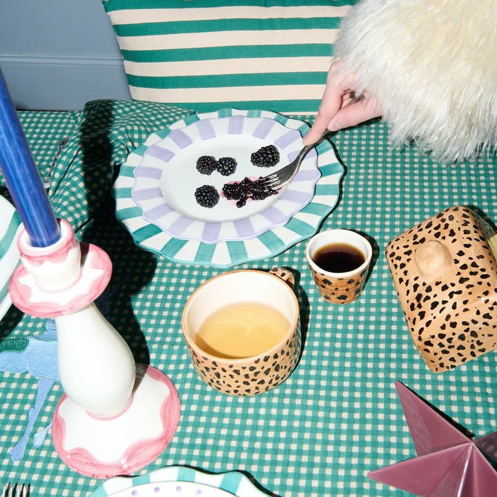 anna & nina Cappuccino-Tasse “Leopard” | Mittlere Größe mit Biss | anna & nina