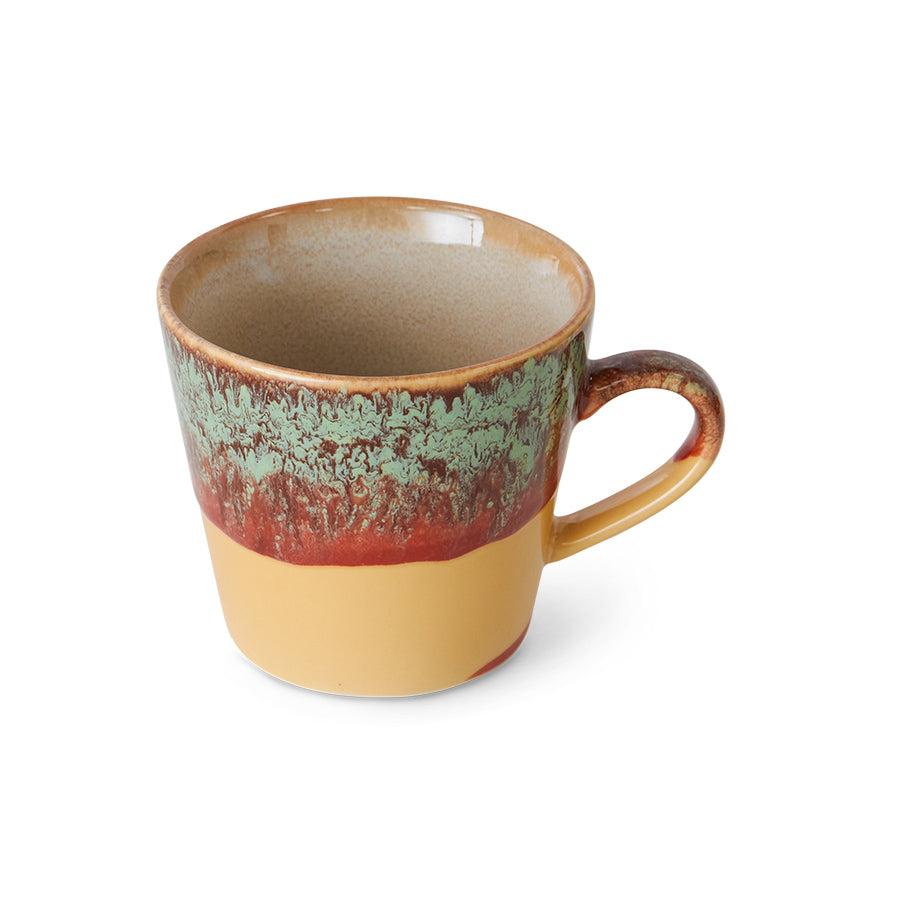 HKLiving Cappuccino Tasse HKliving "70s Cove" | Beige, Keramik, Retro, Handgemacht