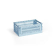 HAY Faltbox „Colour Crate Small Soft Blue“ | Klar & harmonisch | HAY