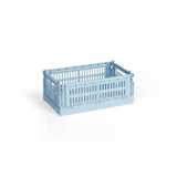 HAY Faltbox „Colour Crate Small Soft Blue“ | Klar & harmonisch | HAY