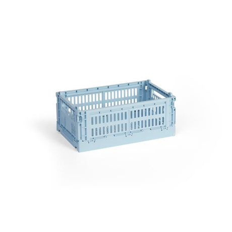 HAY Faltbox „Colour Crate Small Soft Blue“ | Klar & harmonisch | HAY