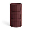 HAY Container „Facet Cabinet 30 Burgundy“ | Markanter Farbakzent | HAY