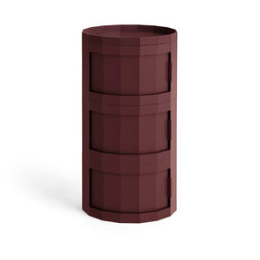 HAY Container „Facet Cabinet 30 Burgundy“ | Markanter Farbakzent | HAY