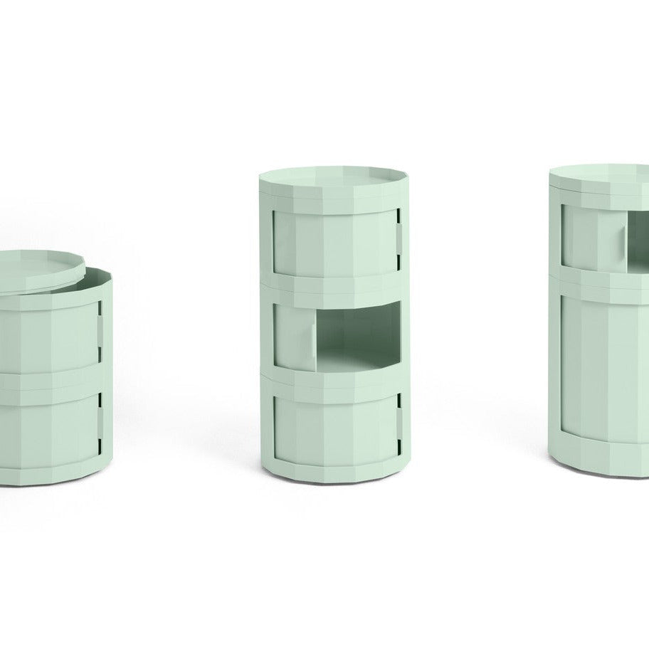 HAY Container „Facet Cabinet 30 Soft Mint“ | Leicht & modern | HAY