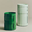HAY Container „Facet Cabinet 20 Spinach Green“ | Zurückhaltendes Grün | HAY