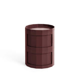 HAY Container „Facet Cabinet 20 Burgundy“ | Kompakt mit Charakter | HAY