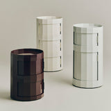 HAY Container „Facet Cabinet 20 Burgundy“ | Kompakt mit Charakter | HAY
