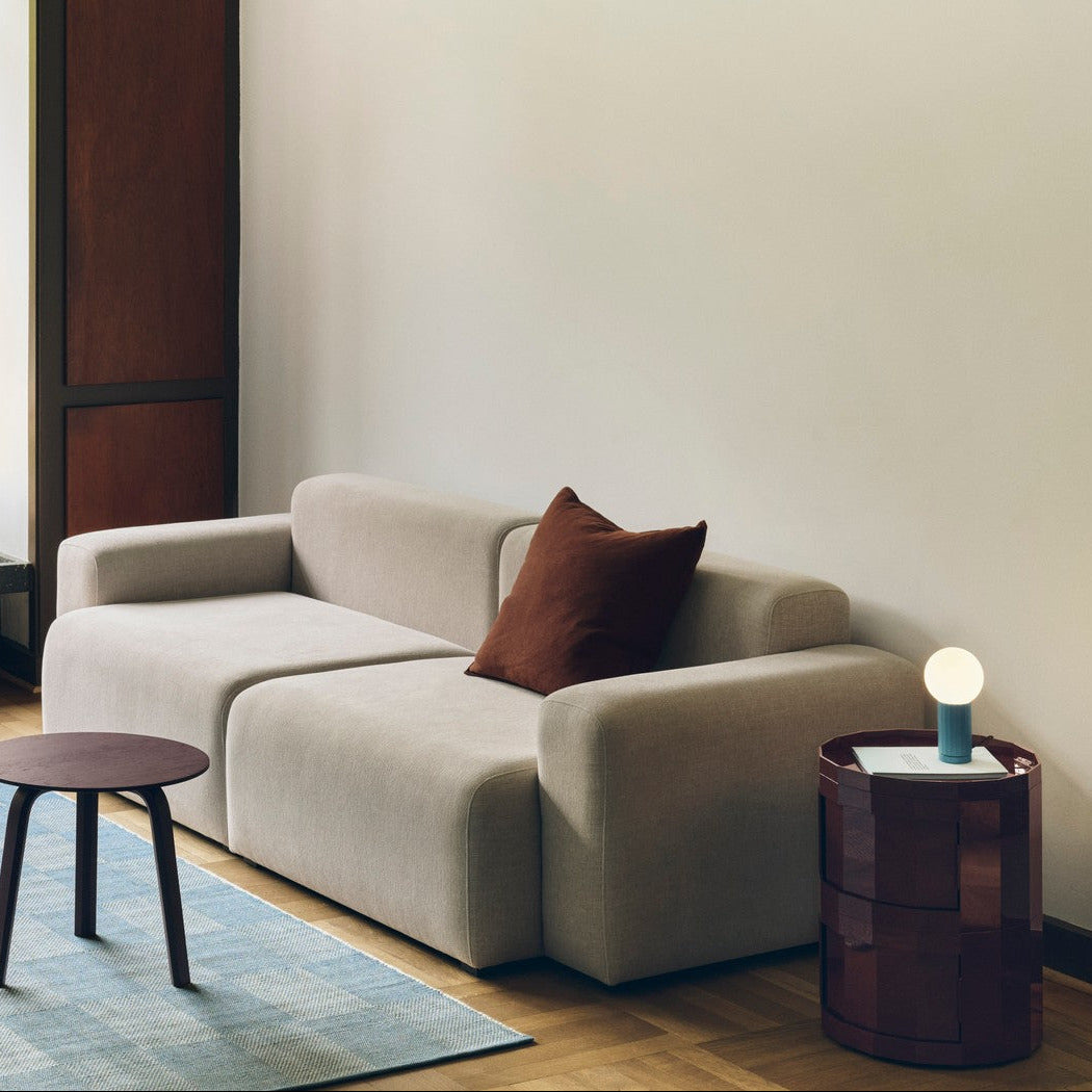 HAY Container „Facet Cabinet 20 Burgundy“ | Kompakt mit Charakter | HAY