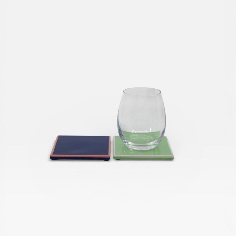 Table Machine Untersetzer “Tile” 4 Stk. Blue & Pink | 4er-Set | Table Machine