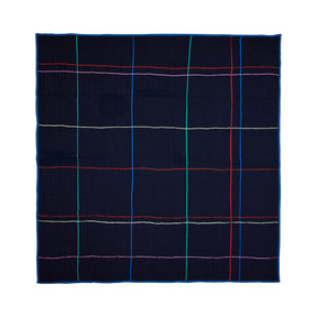 Hübsch Tagesdecke „Sen Dark Blue“ | 260 × 260 cm | Hübsch