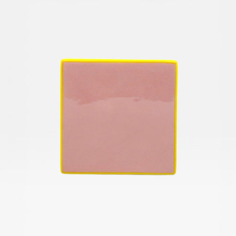 Table Machine Untersetzer “Tile” 4 Stk. Pink & Yellow | 4er-Set | Table Machine