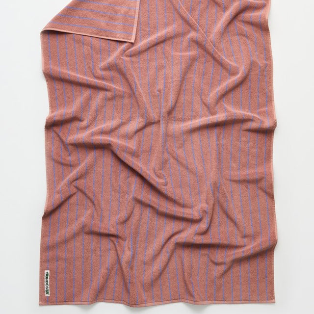 BONGUSTA Badelaken „Naram Camel & Ultramarine“ | 100 × 150 cm | Bongusta