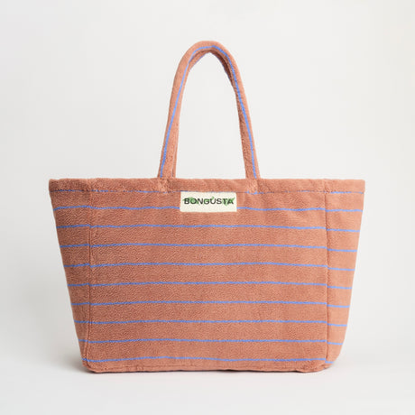 BONGUSTA Tasche „Naram Weekend Camel & Ultramarine“ | Für kleine Auszeiten | Bongusta