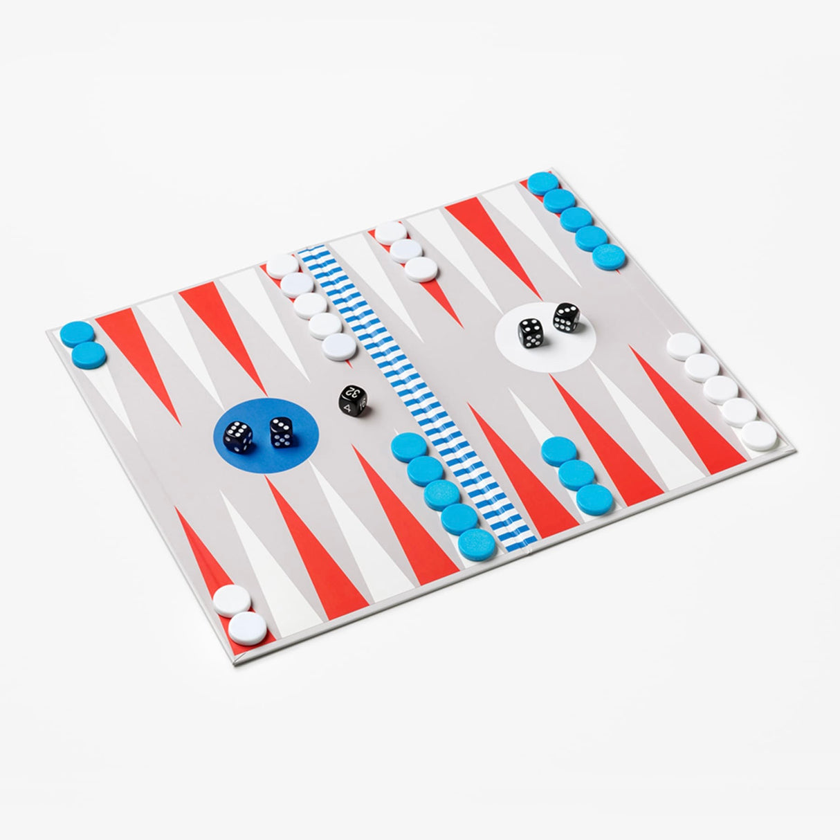 PRINTWORKS Spiel “Play Backgammon” | Klassisches Strategiespiel | PRINTWORKS