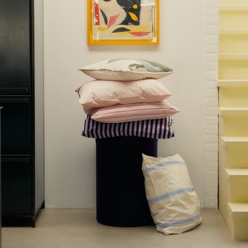 BONGUSTA Kissenbezug “Ivory, Lavender & Mint” 80×80cm | BONGUSTA