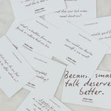 better talks Fragekarten „Wedding Edition“ | Gespräche für Paare | better talks