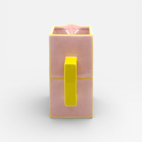 Table Machine Kanne “Tile” Pink & Yellow | Grafisches Design | Table Machine