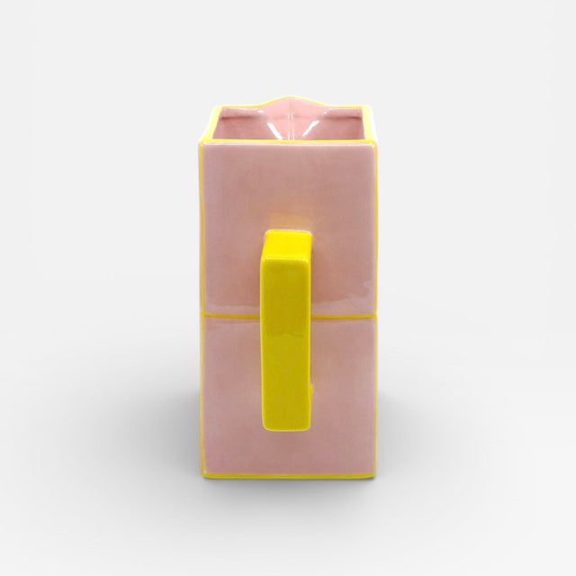 Table Machine Kanne “Tile” Pink & Yellow | Grafisches Design | Table Machine
