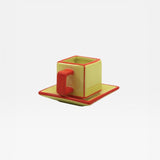 Table Machine Tassen “Coffee Cup Tile” 2 Stk. Yellow & Orange | 2er-Set | Table Machine