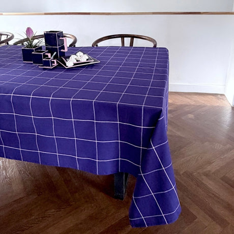 Table Machine Tischdecke “Tile” 300 x 150 cm Blue & Pink | Großformat Design | Table Machine