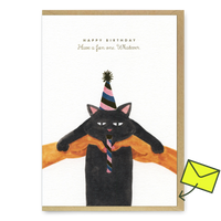 ALL THE WAYS TO SAY Grußkarte "Gold Cat" | Katzenmotiv zum Geburtstag | ALL THE WAYS TO SAY