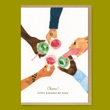 ALL THE WAYS TO SAY Grußkarte "Cheers" | Klappkarte zum Geburtstag | ALL THE WAYS TO SAY