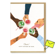 ALL THE WAYS TO SAY Grußkarte "Cheers" | Klappkarte zum Geburtstag | ALL THE WAYS TO SAY