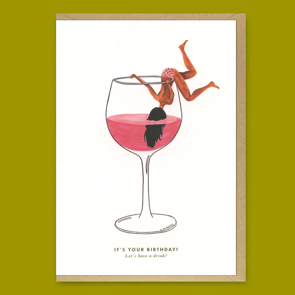 ALL THE WAYS TO SAY Grußkarte "Just a drink" | Geburtstagskarte | ALL THE WAYS TO SAY
